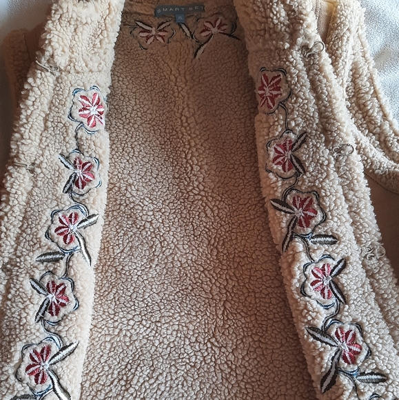 Suede faux shearling warm vest xl - Picture 3 of 4